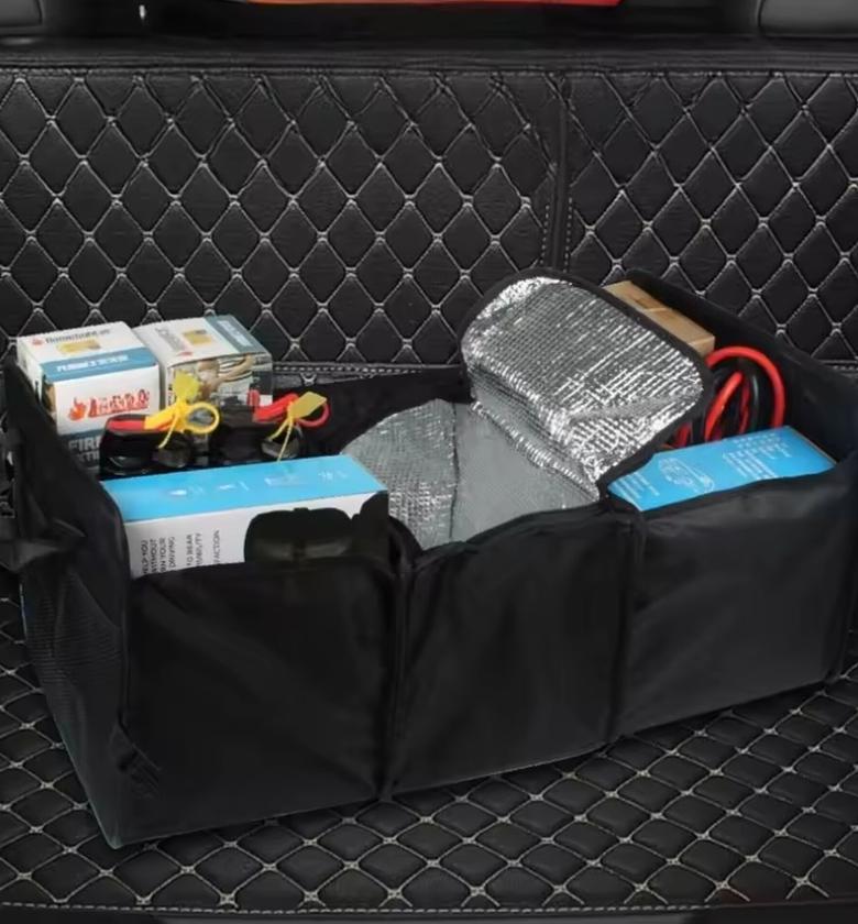 Car Trunk Organizer, Storage Box With Insulation image