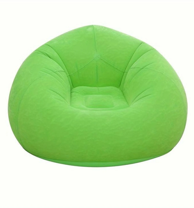 Portable Inflatable PVC Bean Bag Chair with Manual Pump image