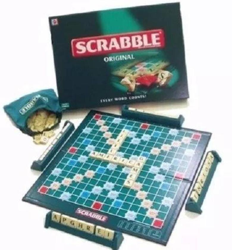 Scrabble Game, English Words Plastic Scrabbles image