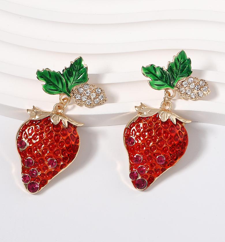 Berry Blossom Statement Earring image
