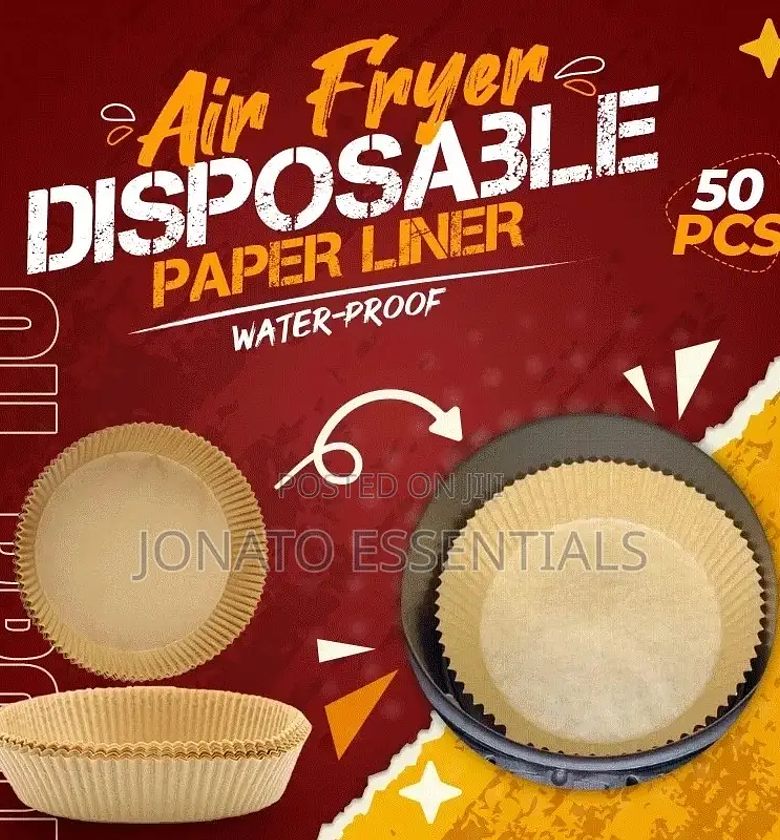 25 Pieces Air Fryer Paper Liners, Disposable Parchment Paper Basket image