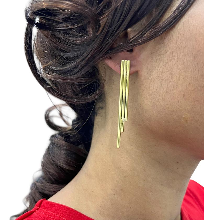 Bahati Brass Earrings  image