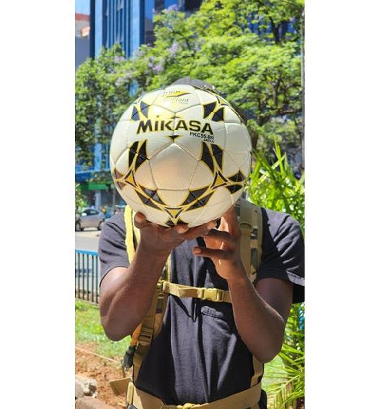 Mikasa Original Size 5 Soccer Ball Black,  image