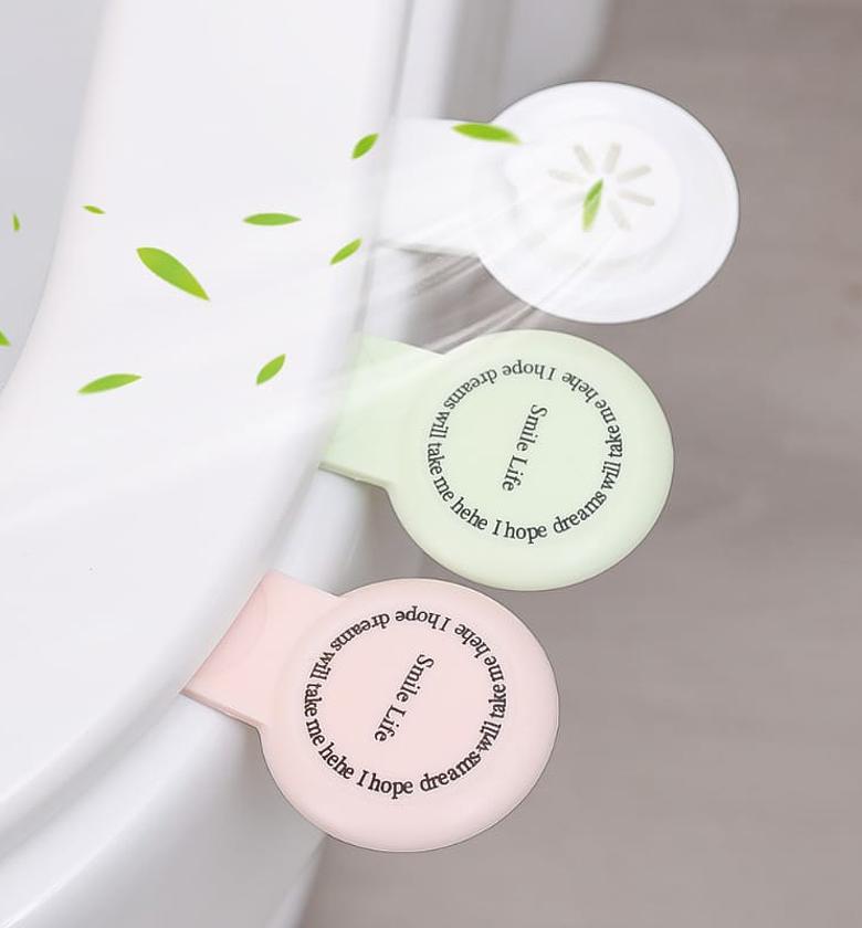 Adhesive Toilet Seat Lid Lifting Device Avoid Touching Toilet Opener image