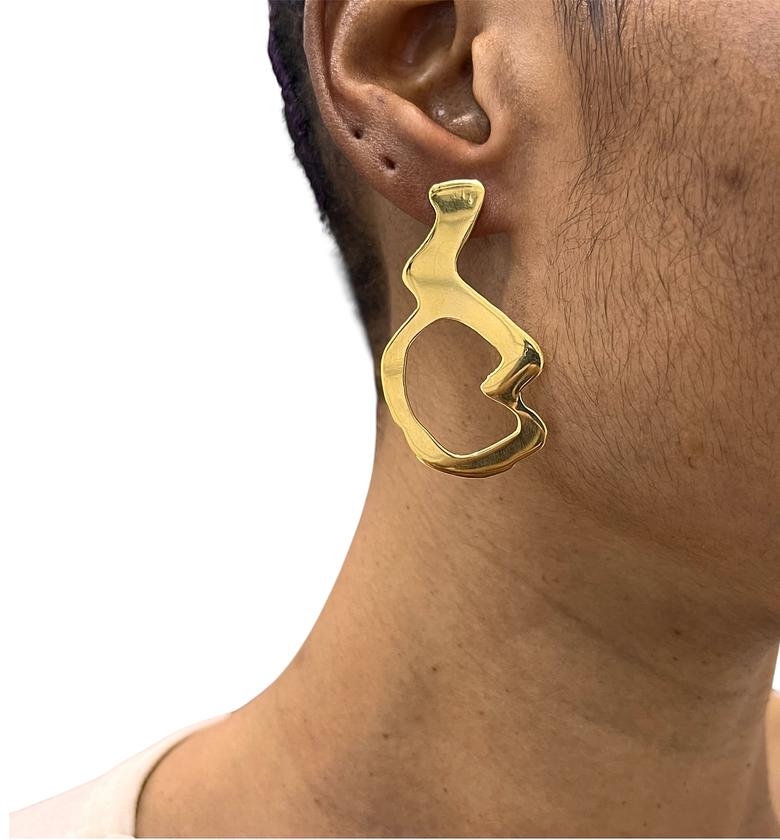Taweret Brass Earrings  image