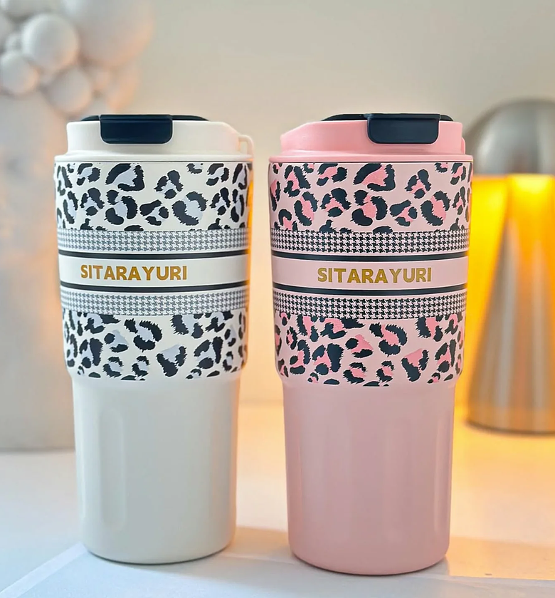 600 ml Portable Vacuum Insulated Travel Tumbler with Ceramic Lining image