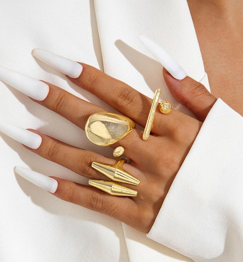 The Multi-Texture Gold Stacking Set image