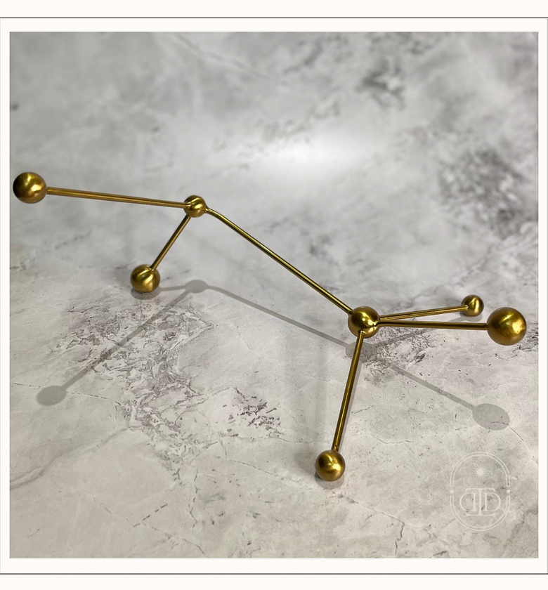 Gold plated centerpiece. image