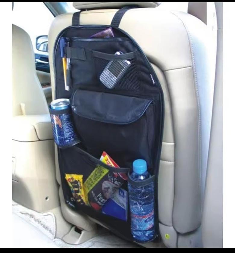 Multipocket car back seat organizer  image