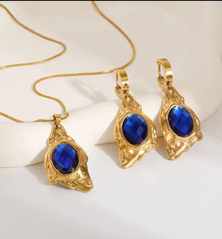 Royal Sapphire Artisan Jewelry Set image