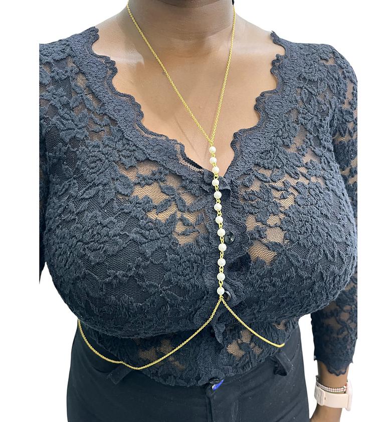 Pearl Body Chain image