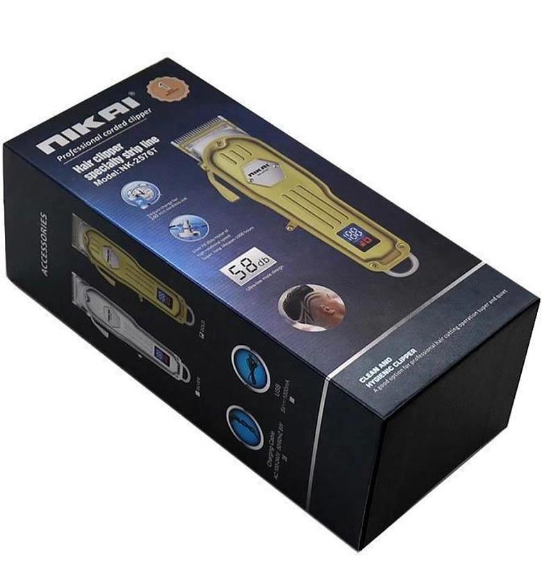 Electric Shaver. Rechargeable NIKAI Professional corded clipper. Long Lasting Recommended Never Heats Up image