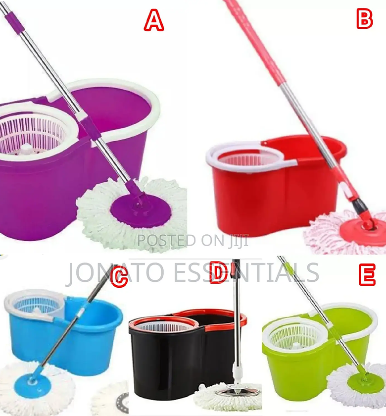 Microfiber Head Spin Mop image