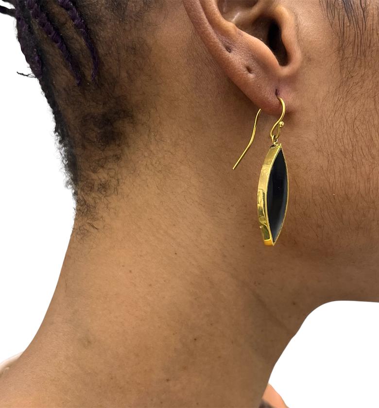 Wema Brass Earrings  image