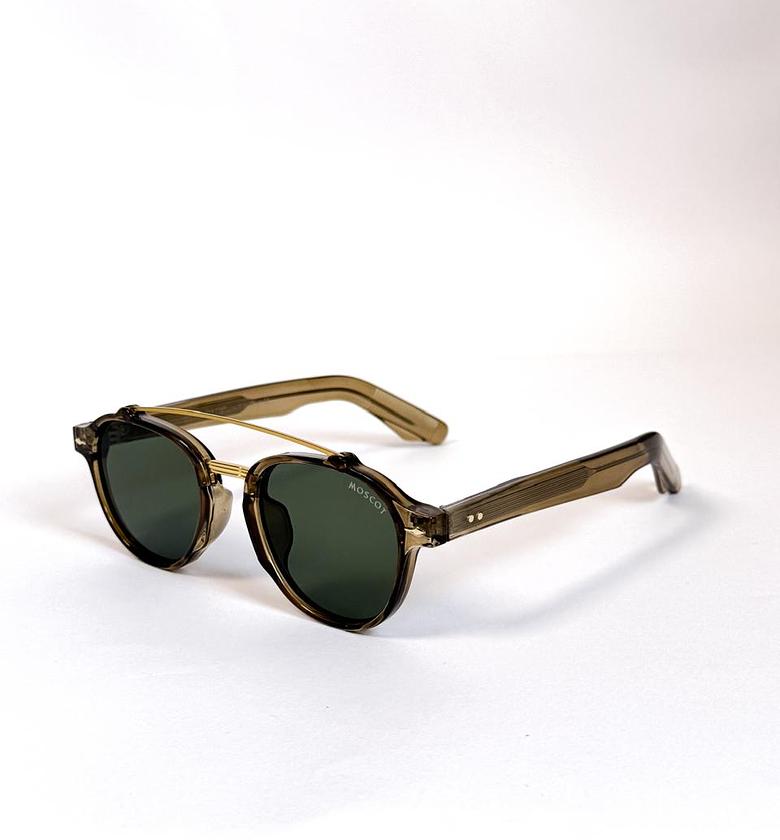Moscot Aviator brown green lens  image