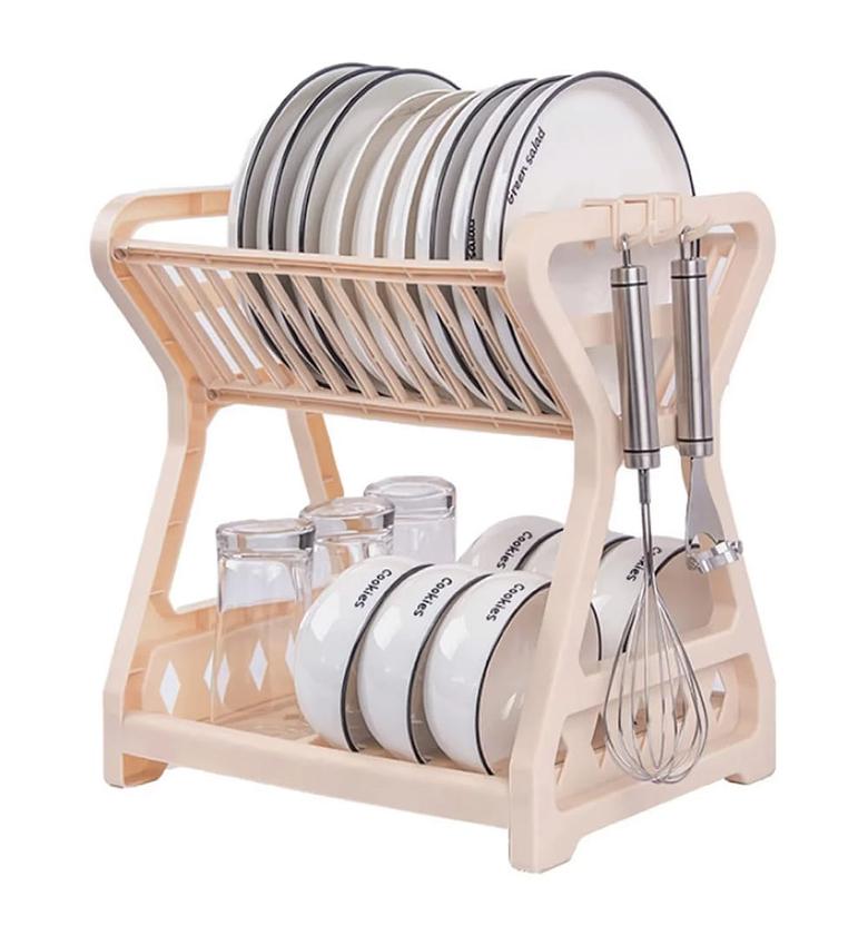 AuraDry Minimalist 2-Tier Dish Drainer image