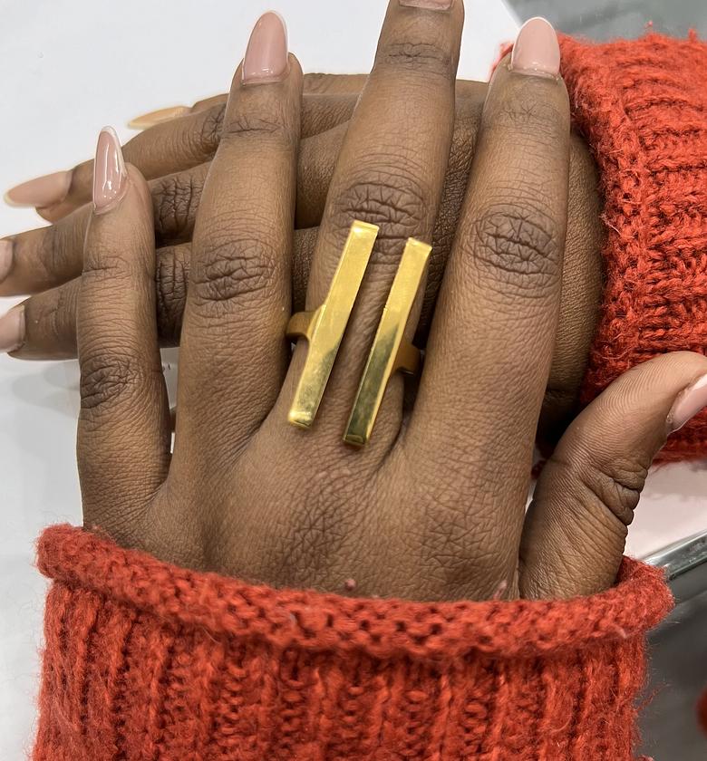 Sanaa Open Band Ring Adjustable  image