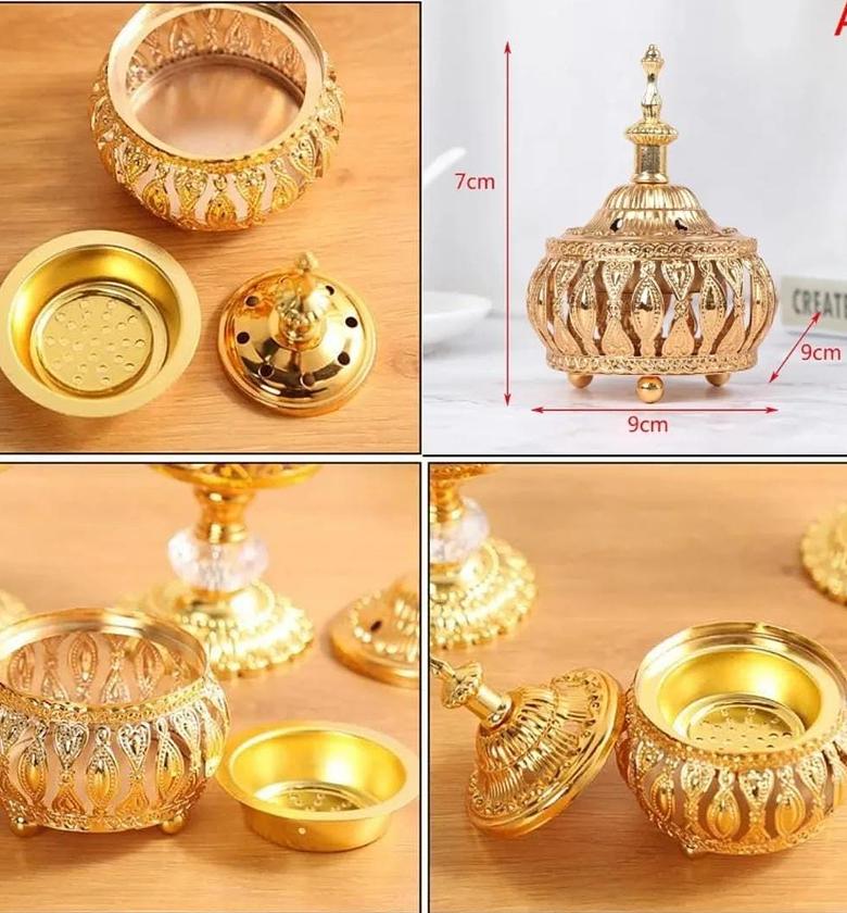 EID Mubarak metallic incense tower home ornament image