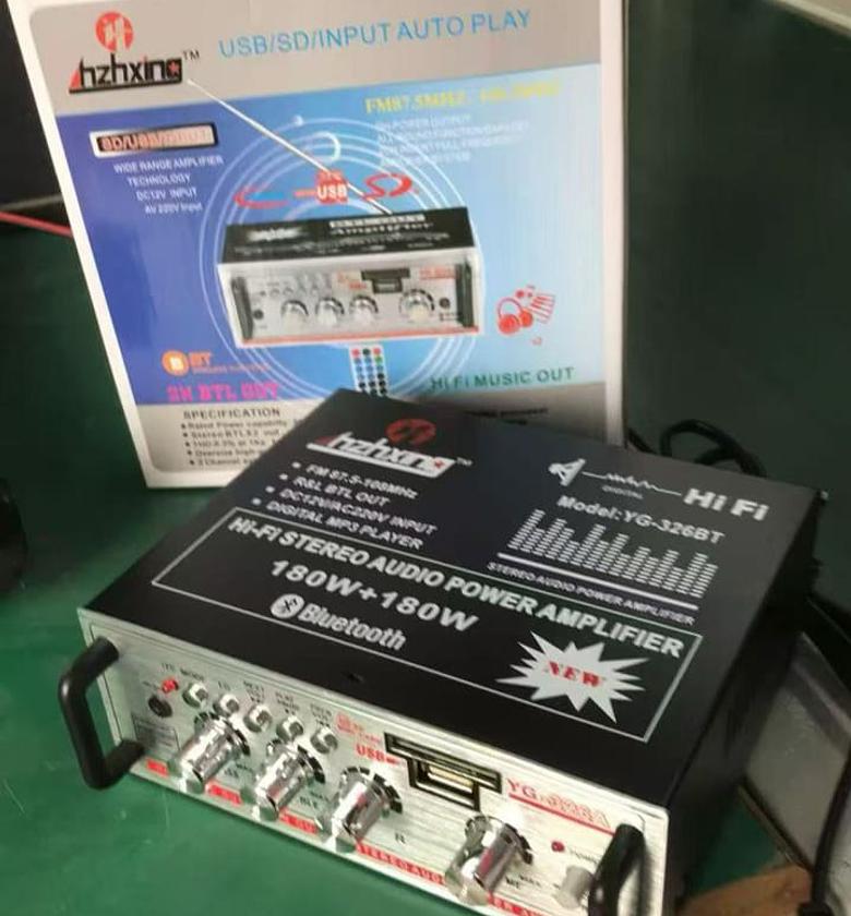 Amplifier. YT-326A Hi-Fi Stereo Audio Power Amplifier. It is designed to amplify audio signals for speakers. image