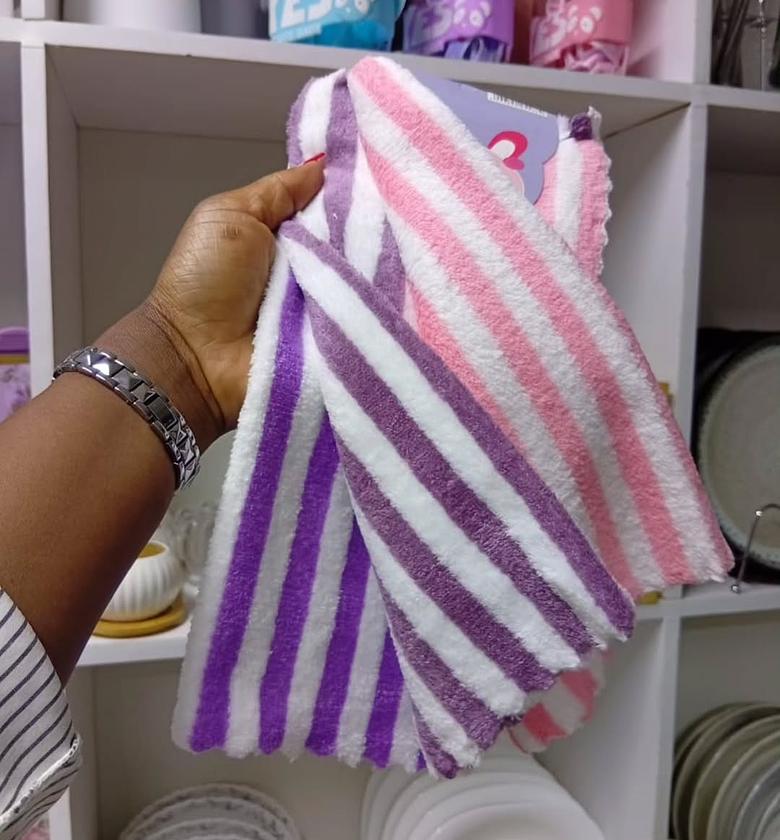 Multi-Purpose Microfiber Hand & Kitchen Towels Assorted Colors image