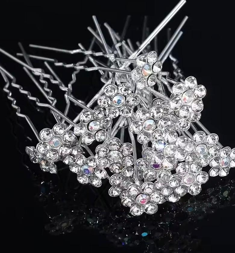 Aurora Bloom Mini Hair Pins image