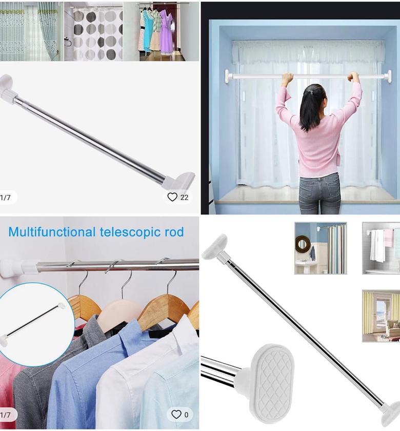 multipurpose extendable telescopic rod image