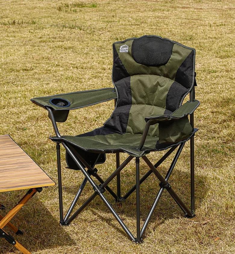 Heavy duty outdoor portable and foldable camping chair image
