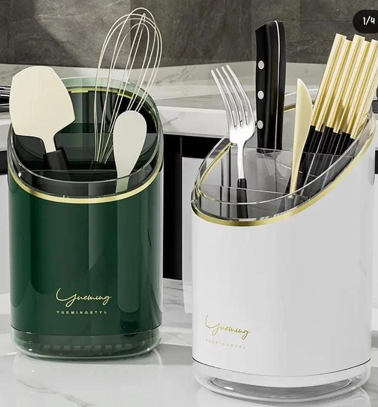 High quality cutlery drain box, Tableware storage, kitchen cutlery organiser image