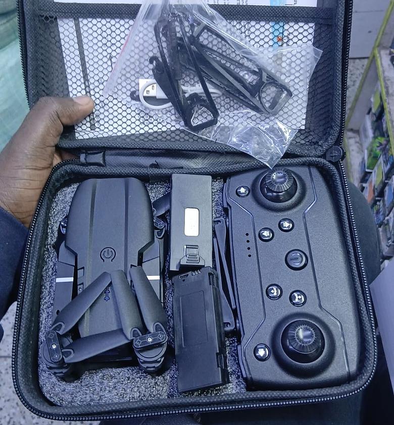 DRONE.  E88 Pro Drone. Foldable Quadcopter With 3 Batteries image