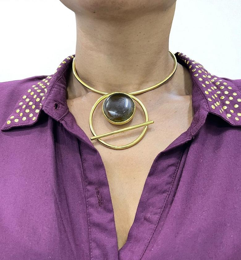 Kamili Brass Choker  image