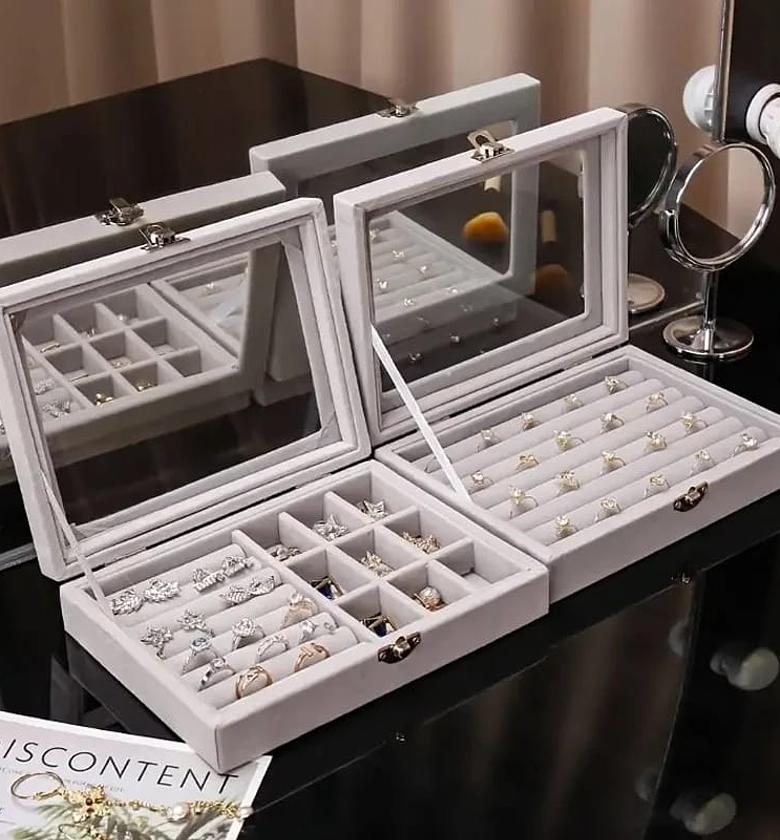  Jewelry storage box with cover  image