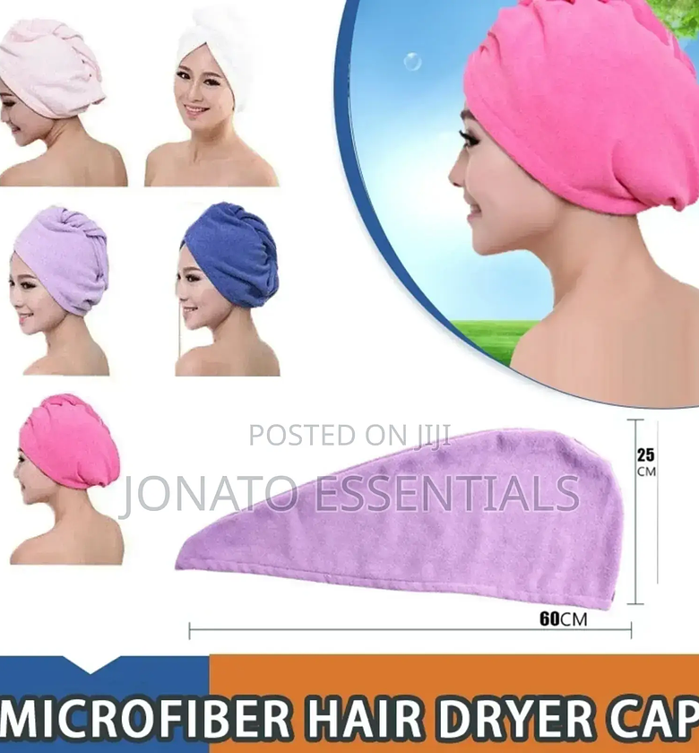 Super Absorbent Microfiber Hair Towel image