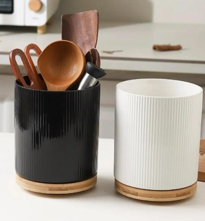 Ceramic spoon holder image