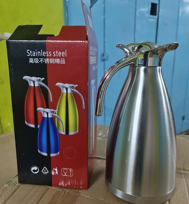  Flask. Peacock Stainless Steel Vacuum Flask High-Quality image