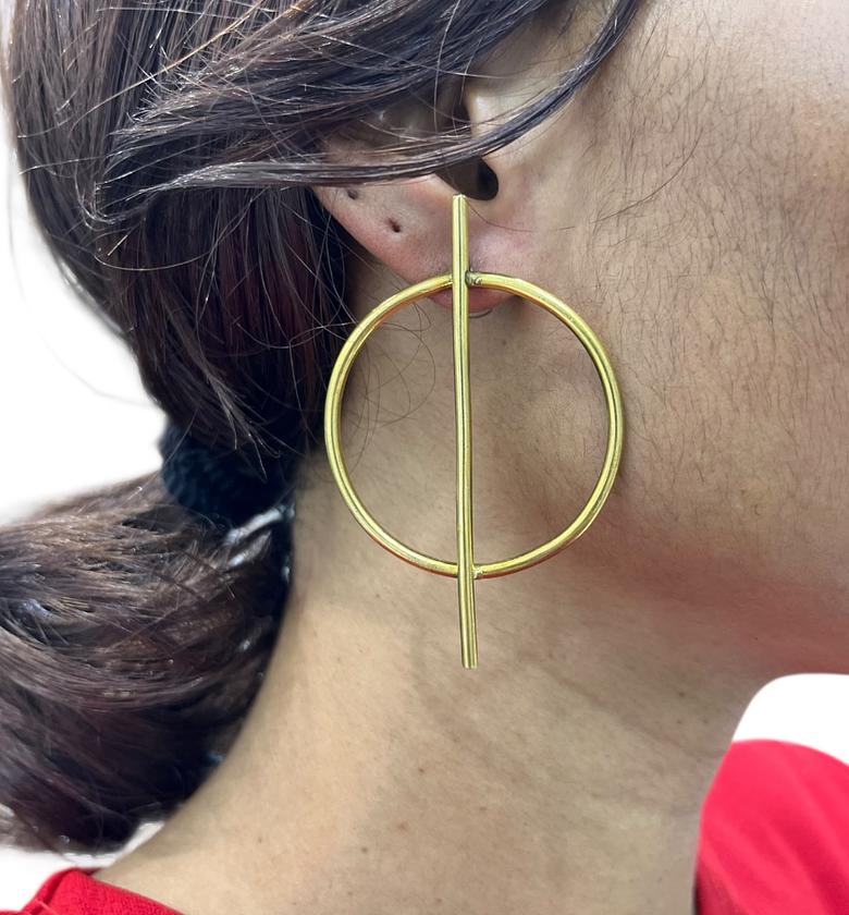 Wuru Brass Earrings  image
