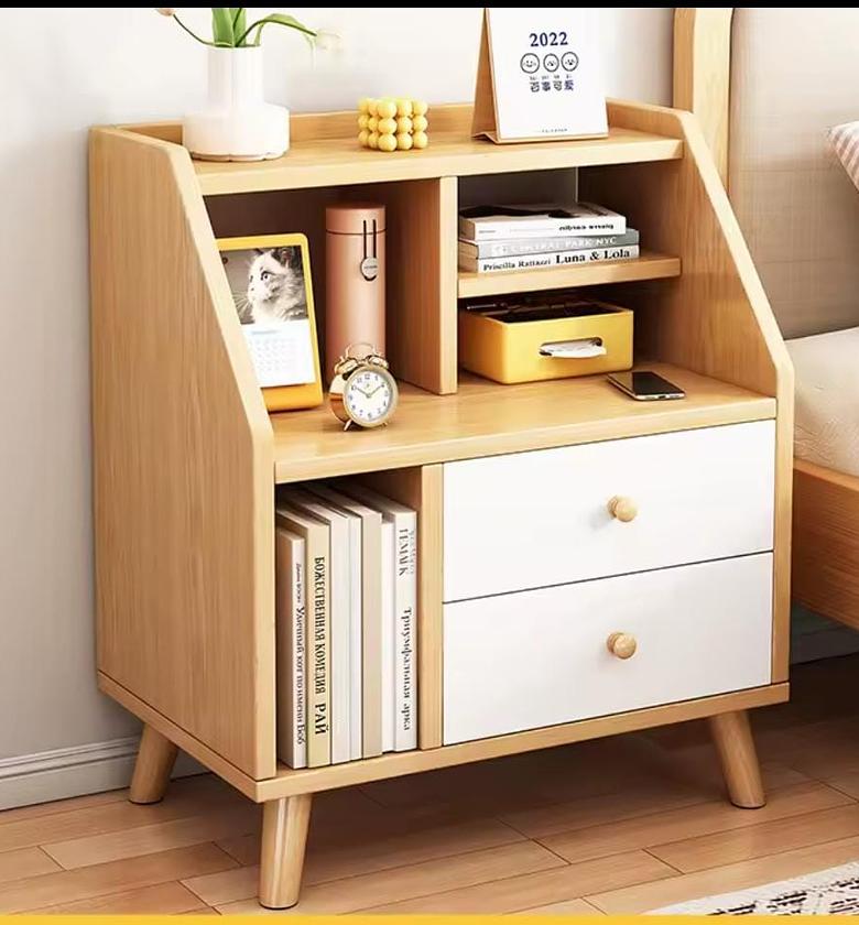Nordic Nightstand Storage Table image