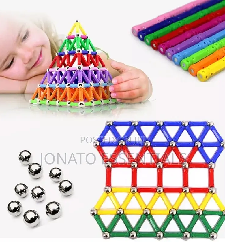 Kids Magnetic Building Sticks image