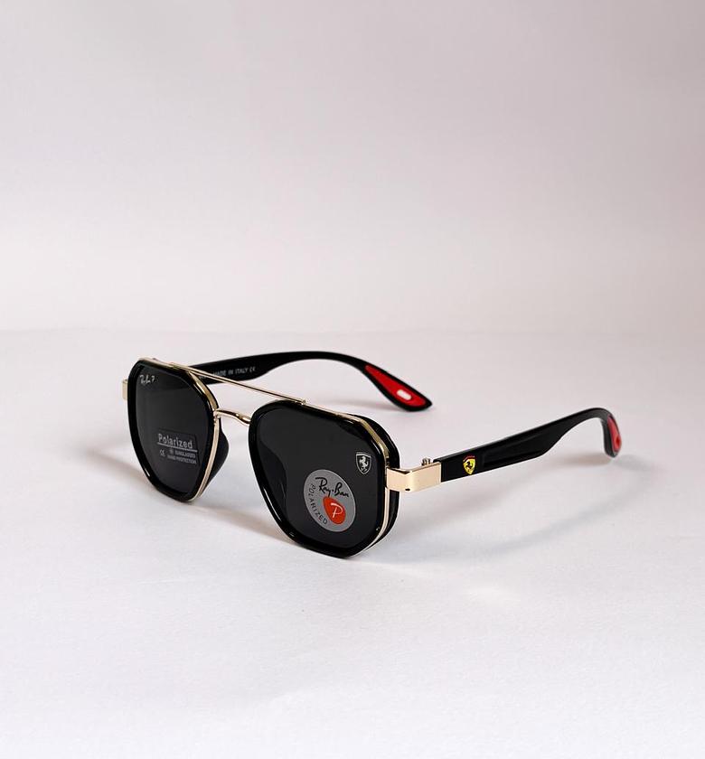 Rayban Hexagonal aviator Gold Black image