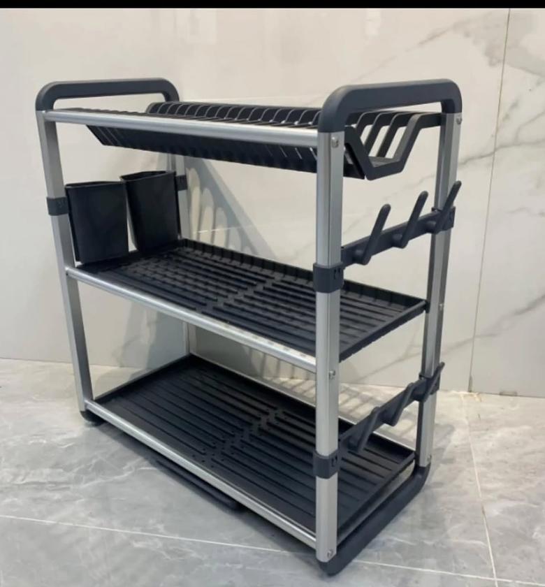 3 Tier Dish Drying Rack for Kitchen counter. image