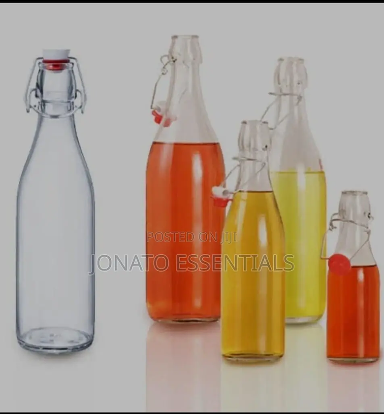 250ml Glass Clip Beverage Bottle image