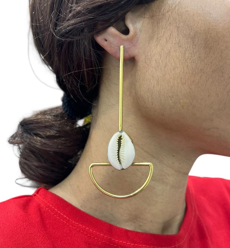 Masego Brass Earrings  image