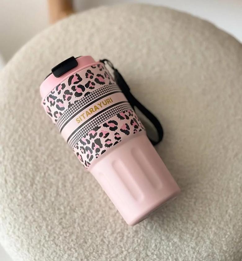 Portable Thermal traveling Vaccum insulated Tumbler cup. image