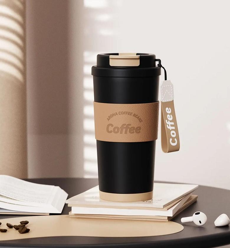 LuxeGrip 550ml Vacuum Insulated Coffee Mug image