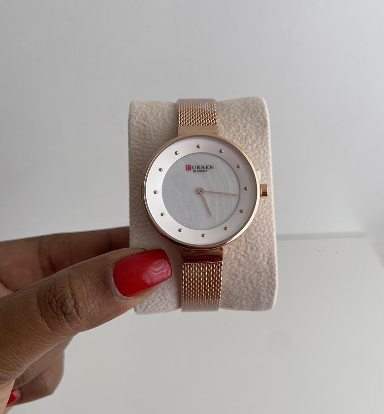 Curren Watch (White Face/Mesh straps) image