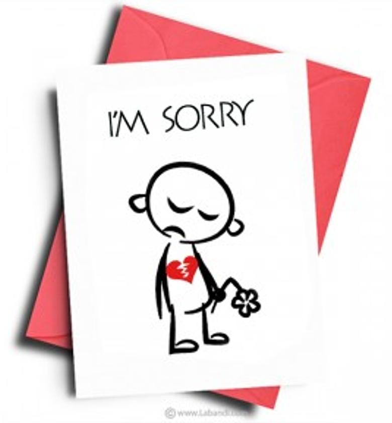 Apology Cards