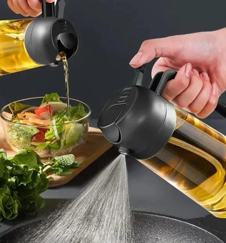 2-in-1 Oil Jar – Sprayer & Dispenser image