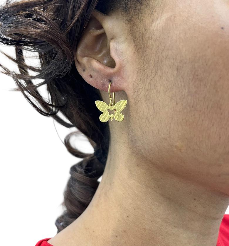 Saida Brass Earrings image