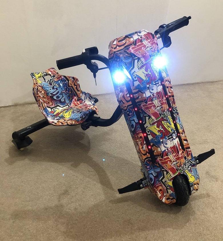 Drift Scooter. Electric Drift Trike or 3-Wheel Electric Trike.  image
