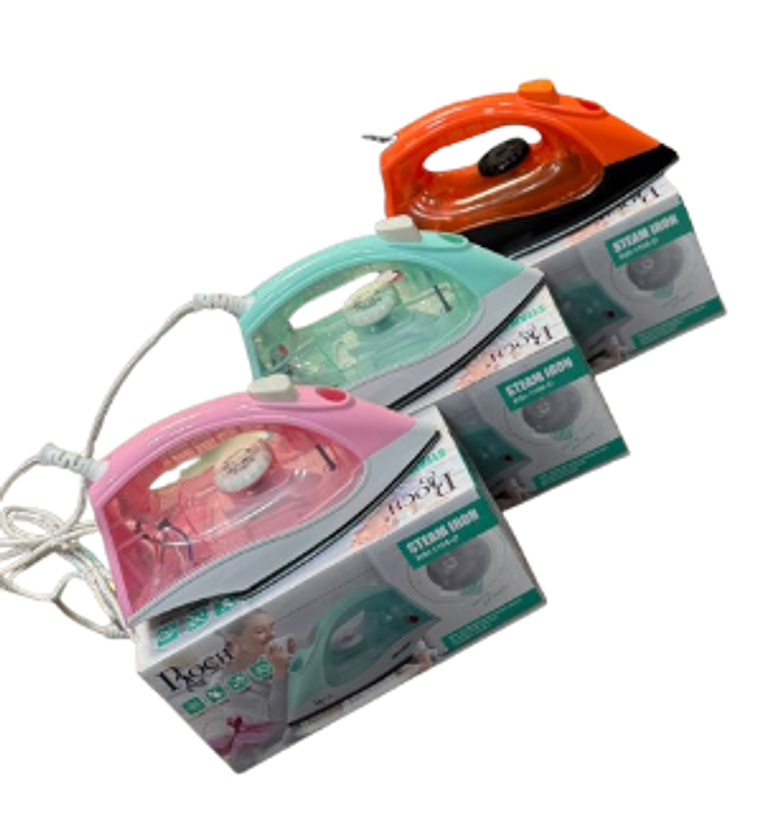 Roch Steam Iron, Non Stick Soleplate, Adjustable Temperature image