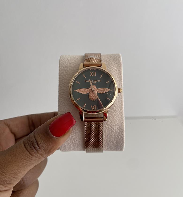 Hannah Martin Watch (Green Face/Mesh Straps) image